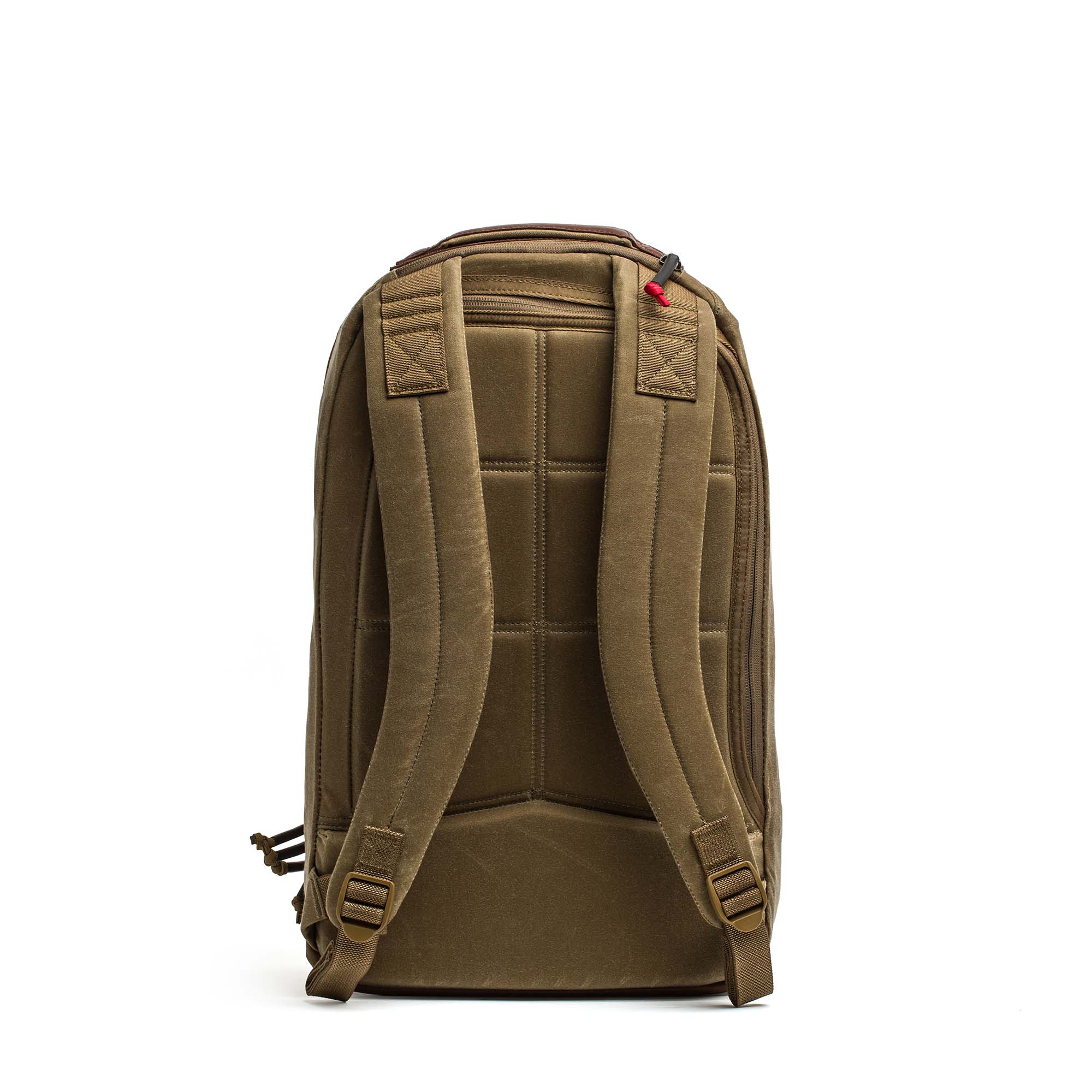 Double Compartment Bullet Ruck - Heritage Waxed Canvas - 18L - Image 11