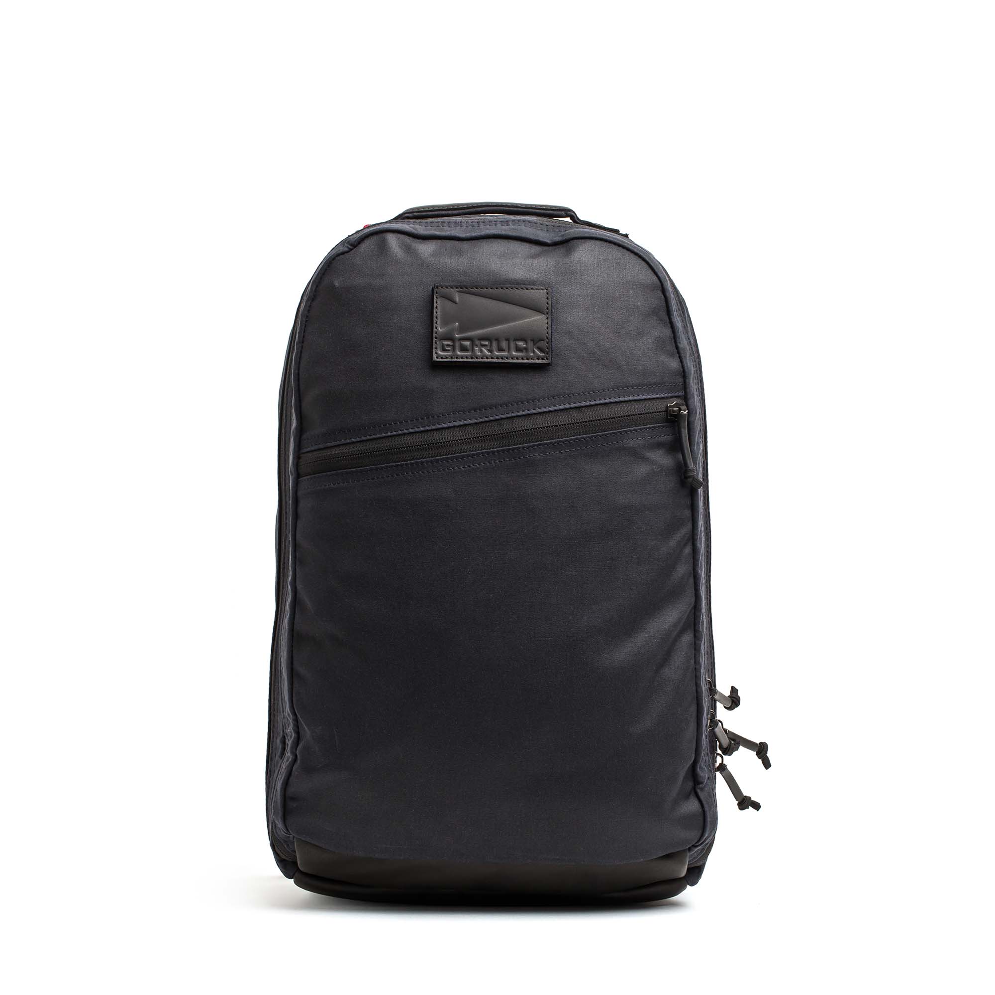 Double Compartment Bullet Ruck - Heritage Waxed Canvas - 18L - Image 19