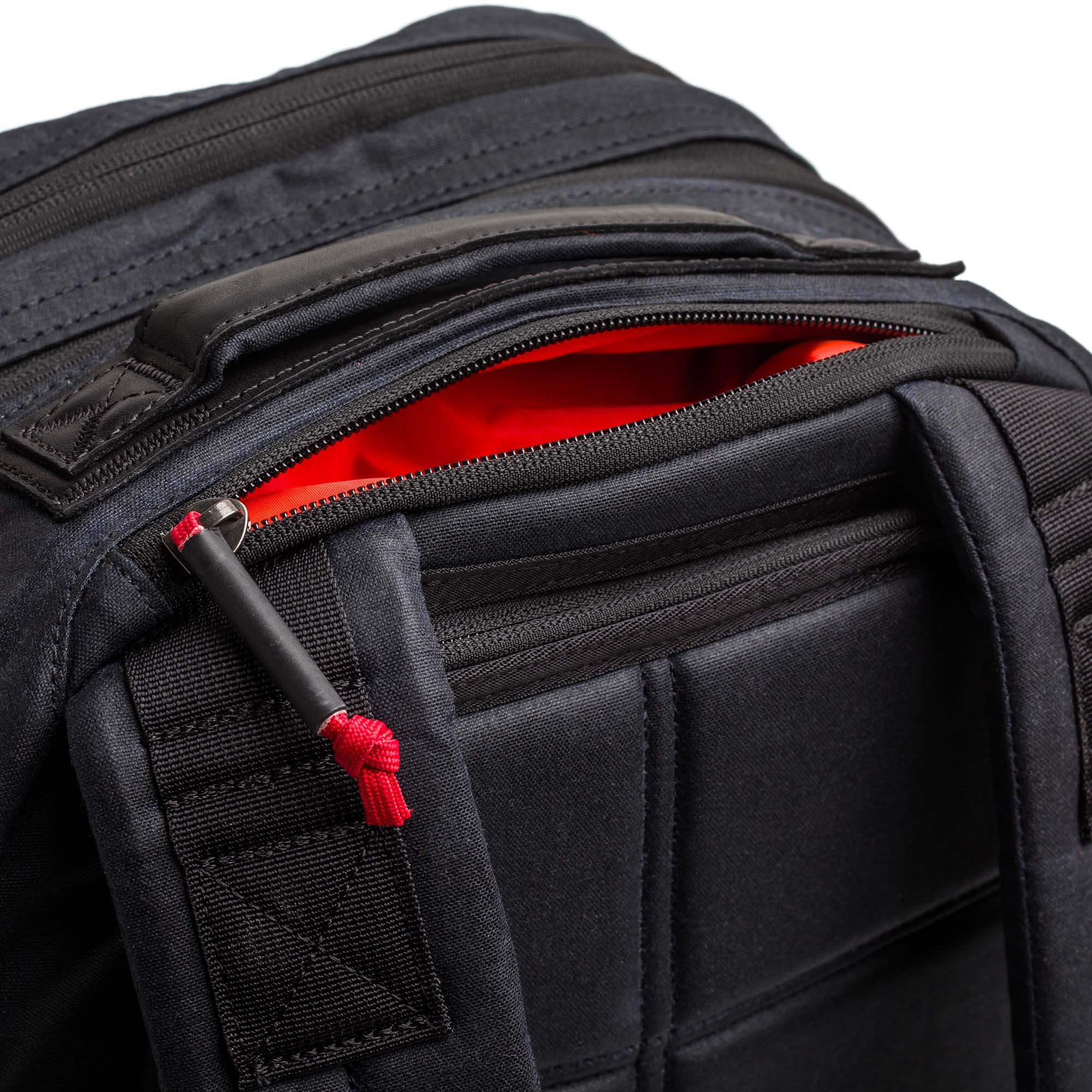Double Compartment Bullet Ruck - Heritage Waxed Canvas - 18L - Image 24