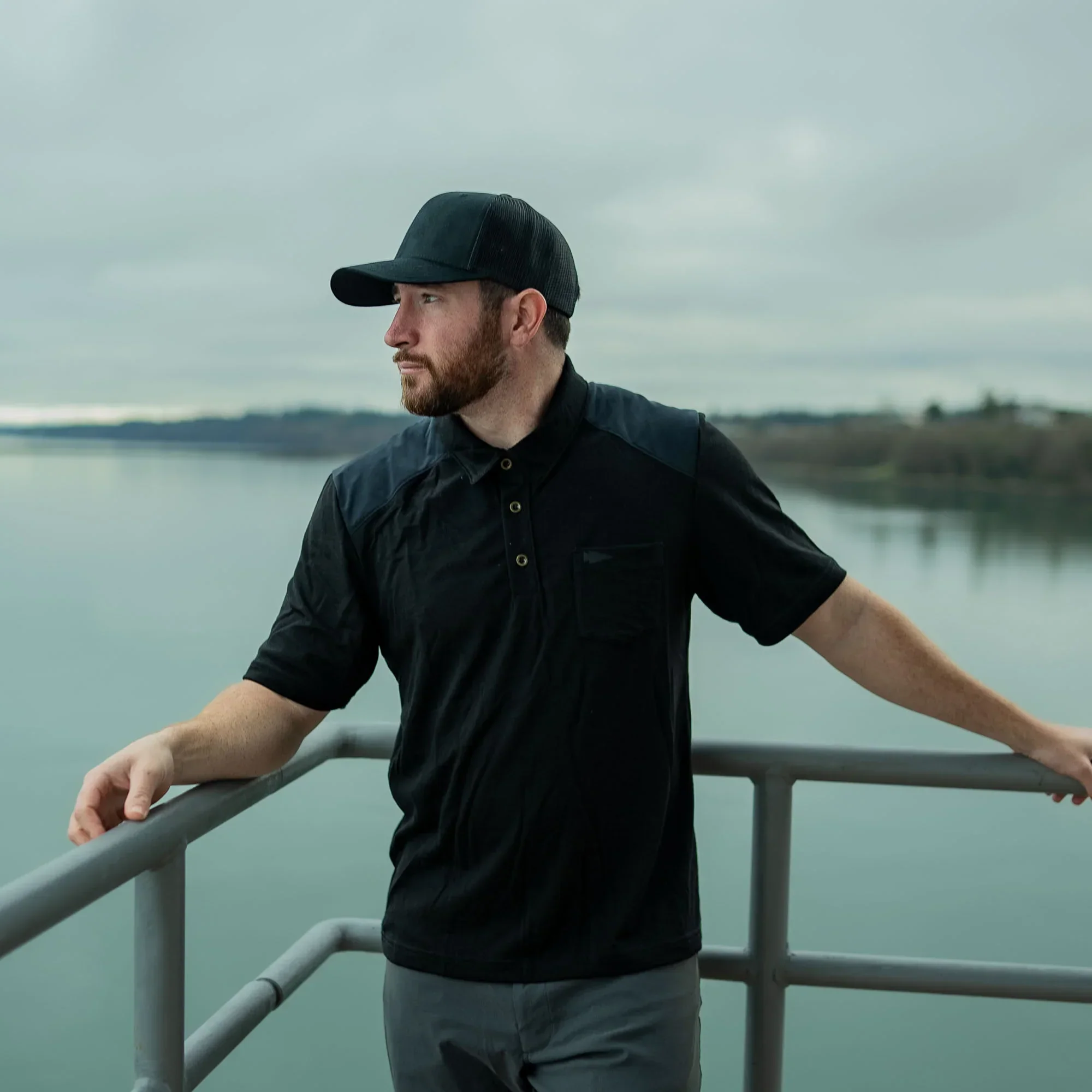 Men's Commando Polo - Merino Wool - Image 11