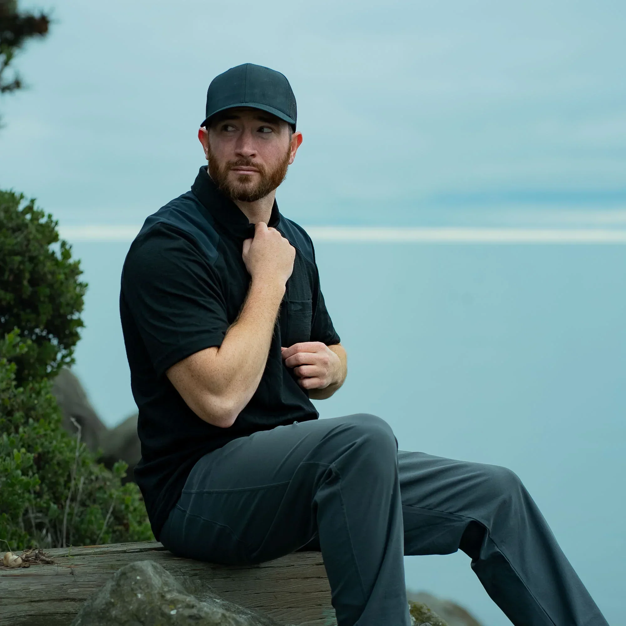 Men's Commando Polo - Merino Wool - Image 12