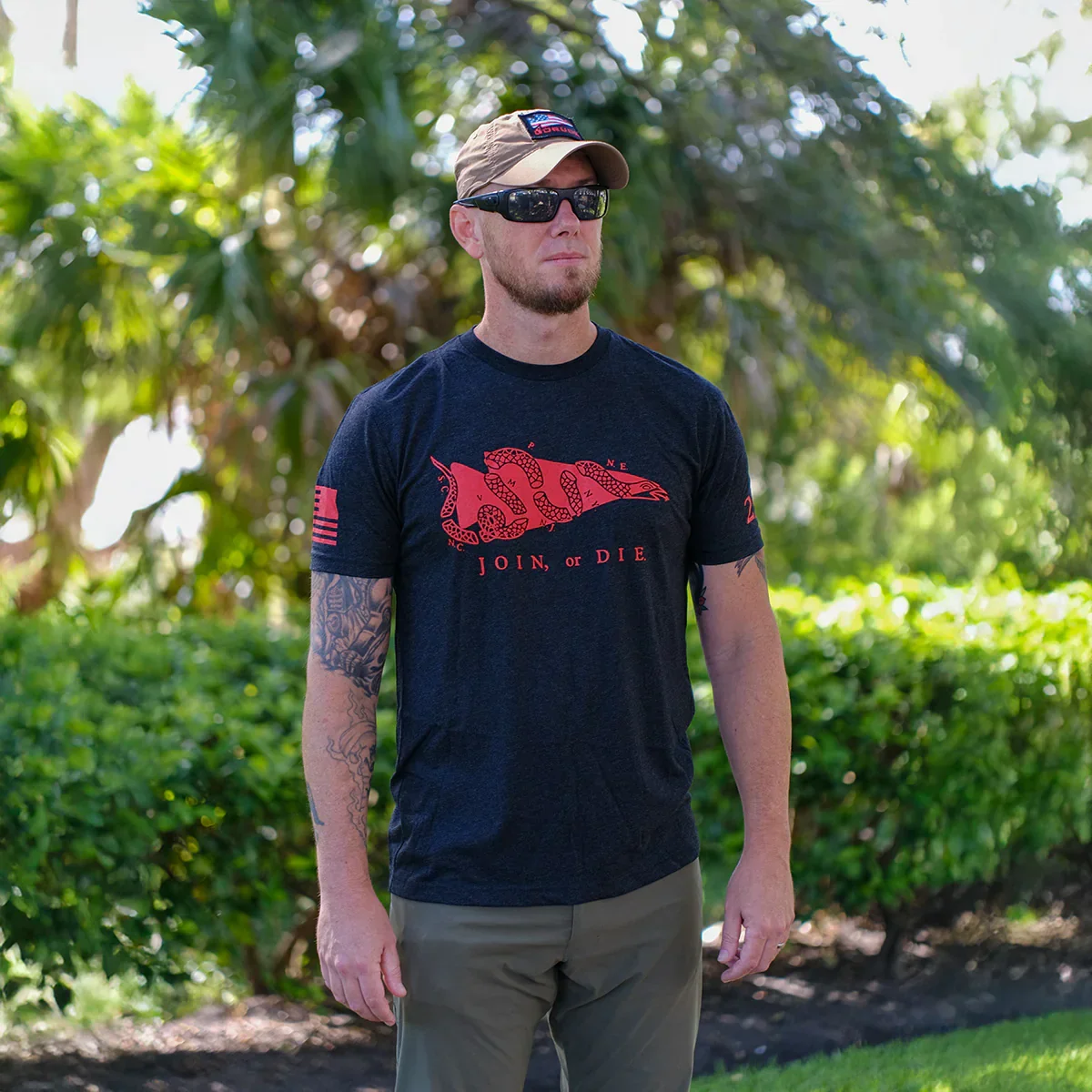 Join or Die Tee - Tri-Blend - Image 4