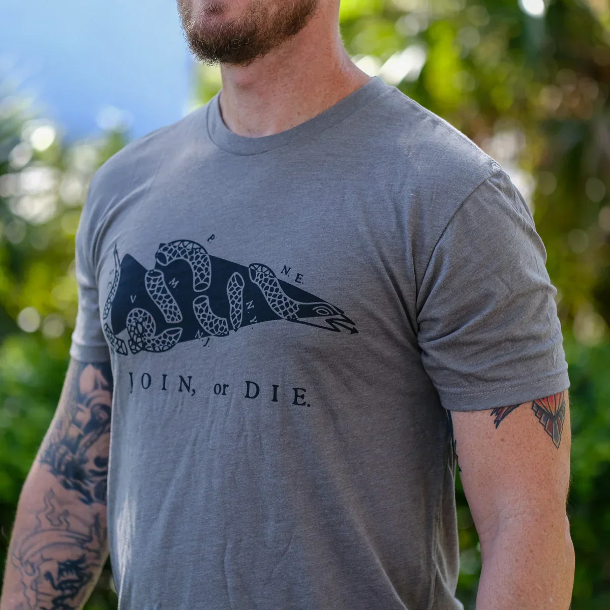 Join or Die Tee - Tri-Blend - Image 6