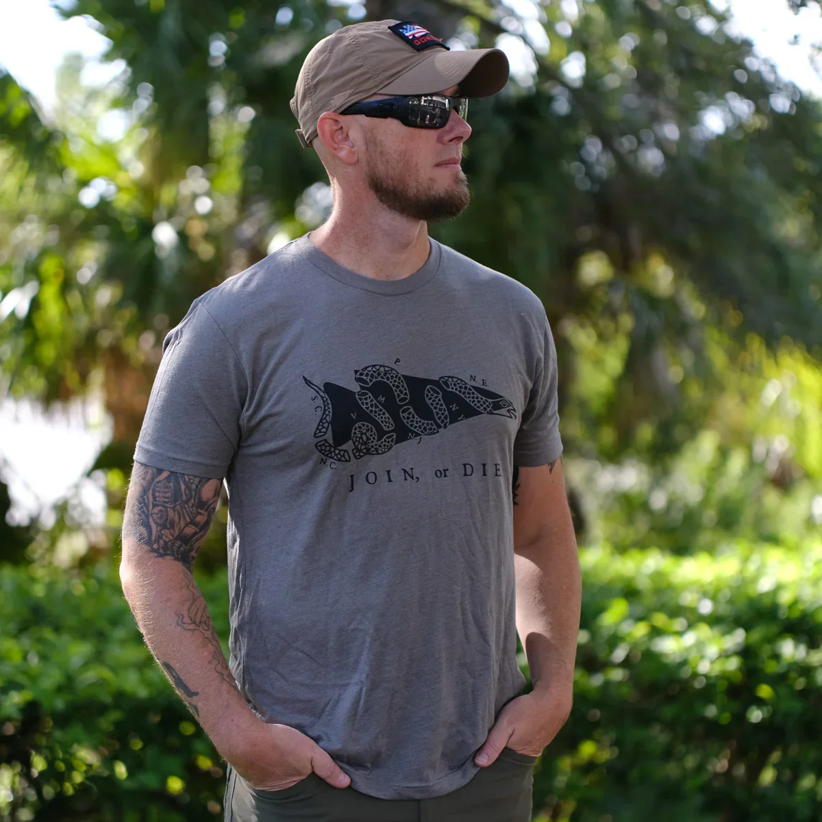 Join or Die Tee - Tri-Blend - Image 7