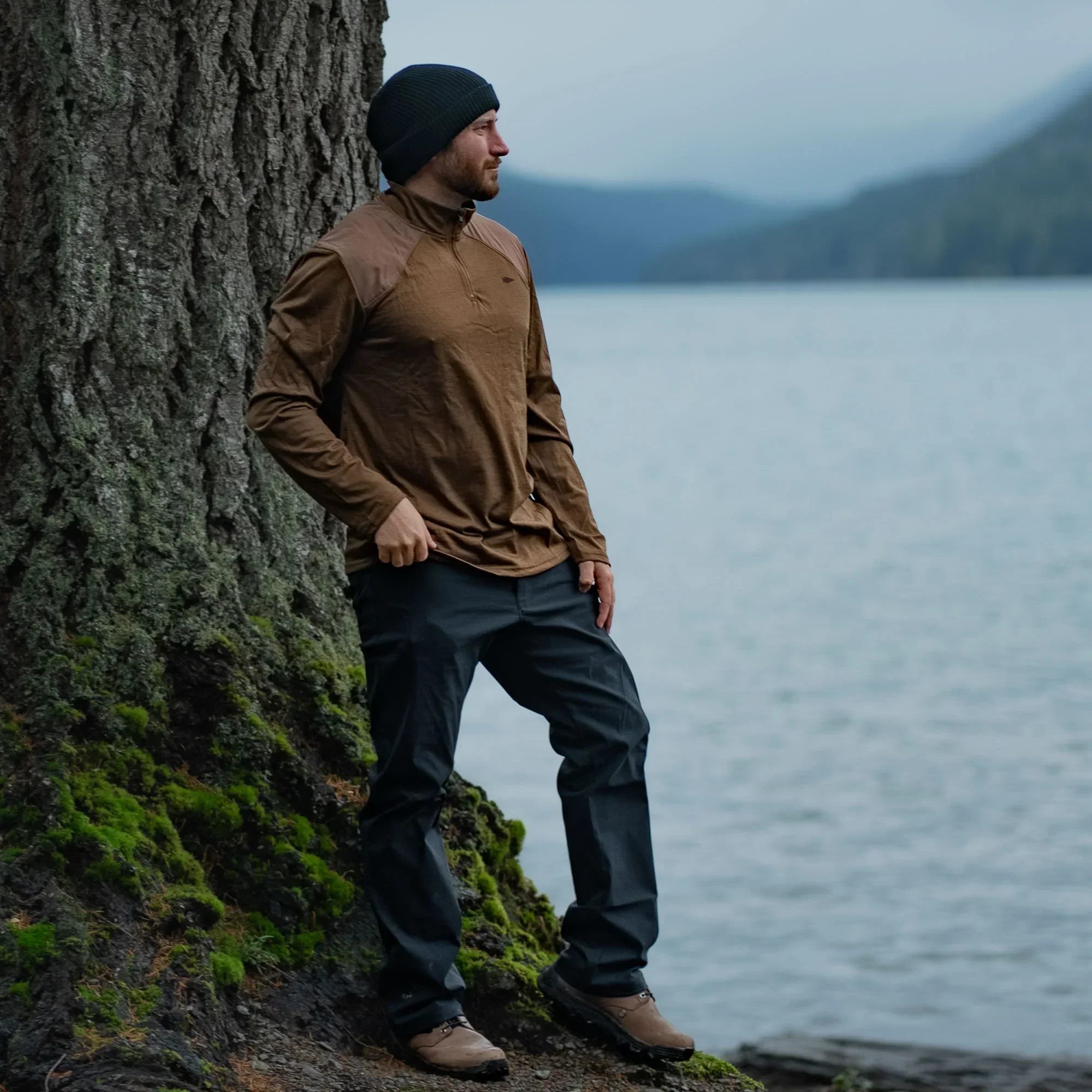 Men's Commando Quarter Zip - Merino Wool - Image 12