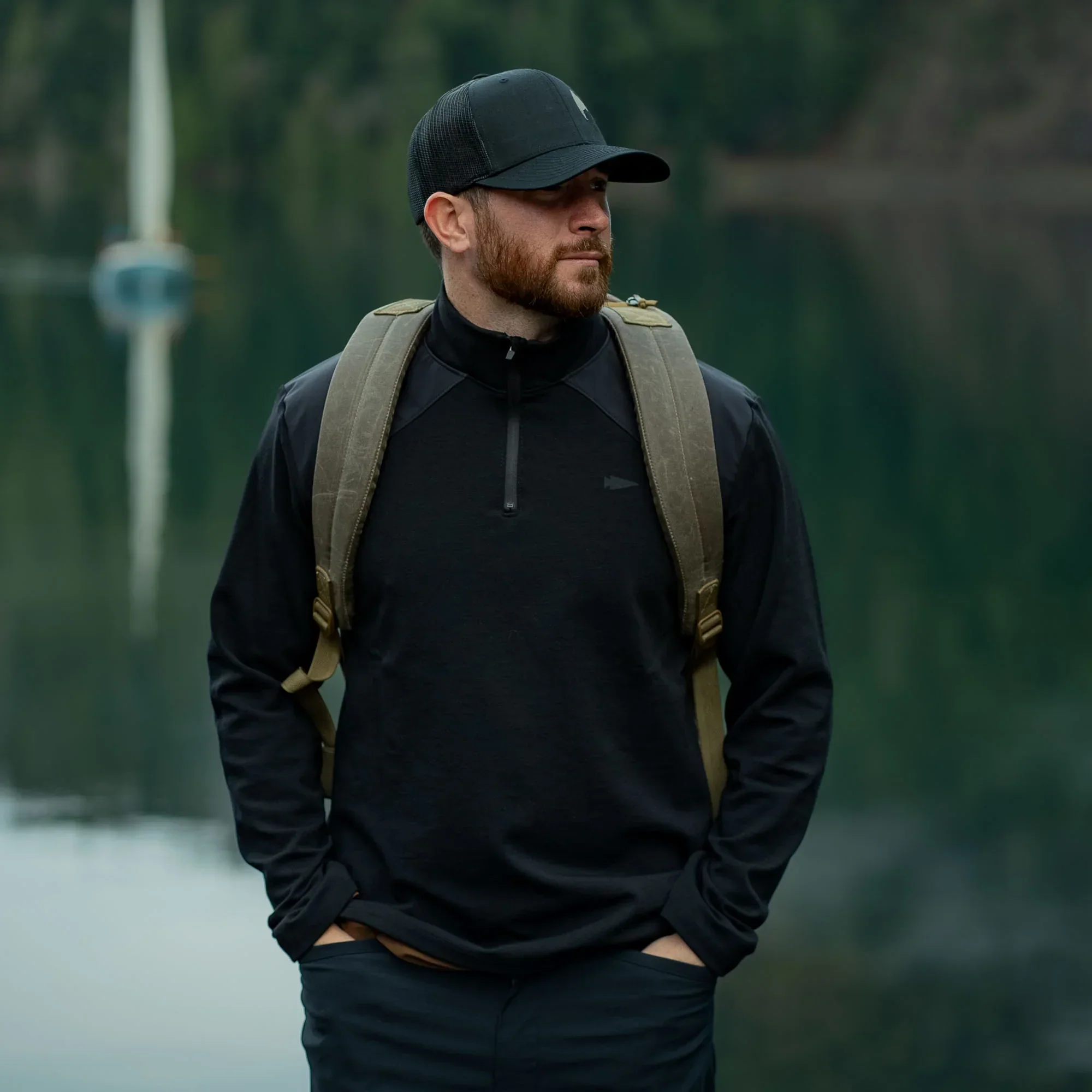 Men's Commando Quarter Zip - Merino Wool - Image 23