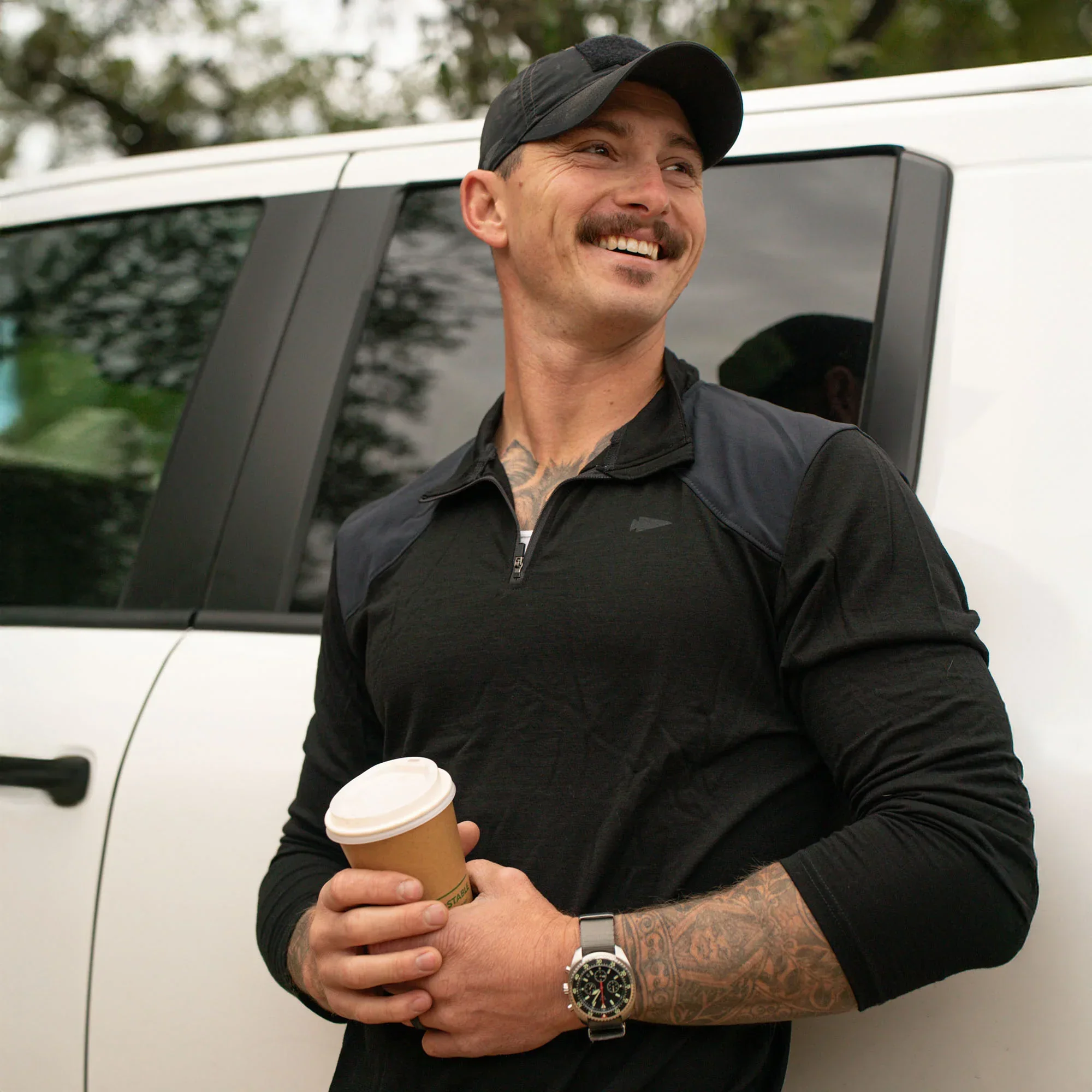 Men's Commando Quarter Zip - Merino Wool - Image 6