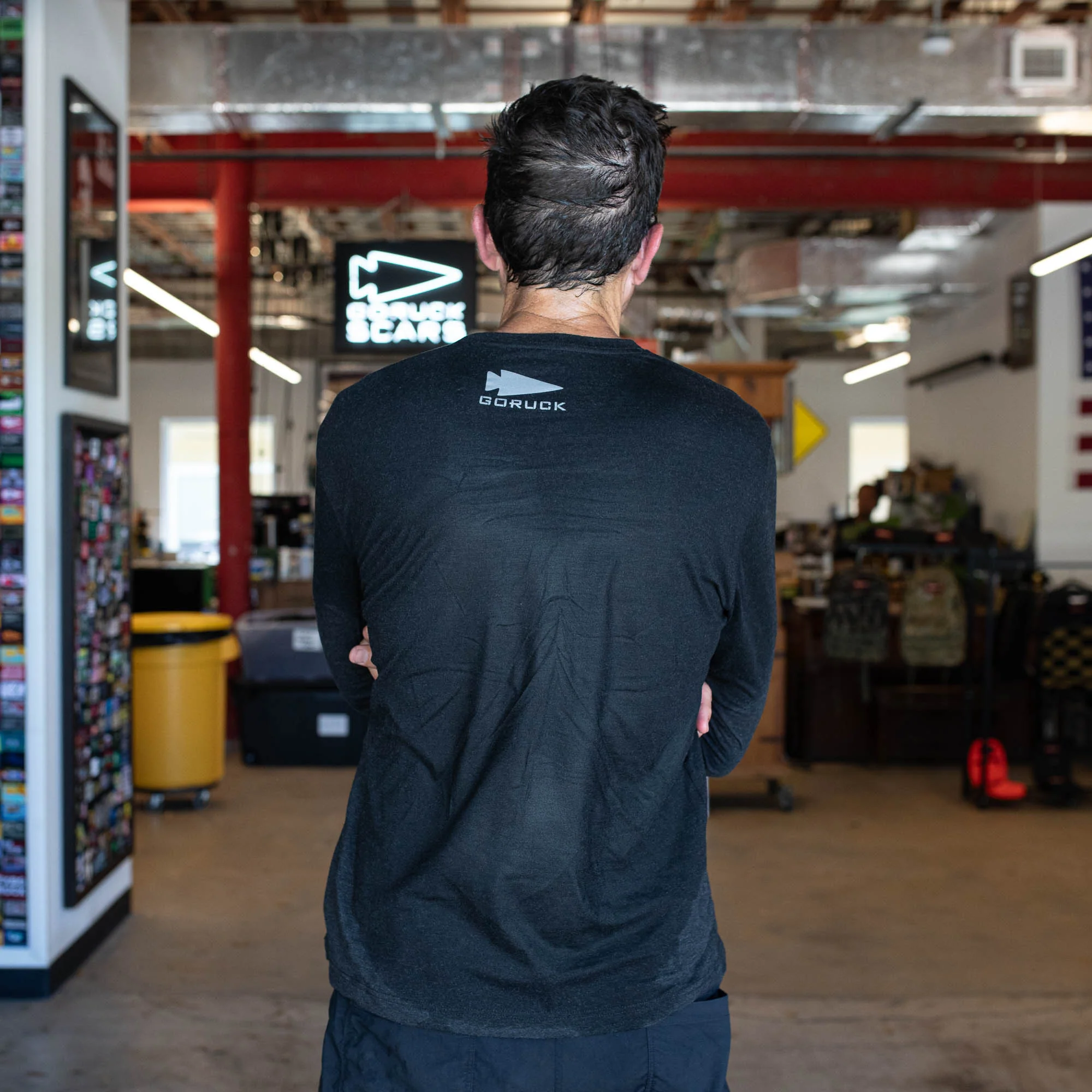Men's Embrace the Suck Long Sleeve - Tri-BlendX - Image 3