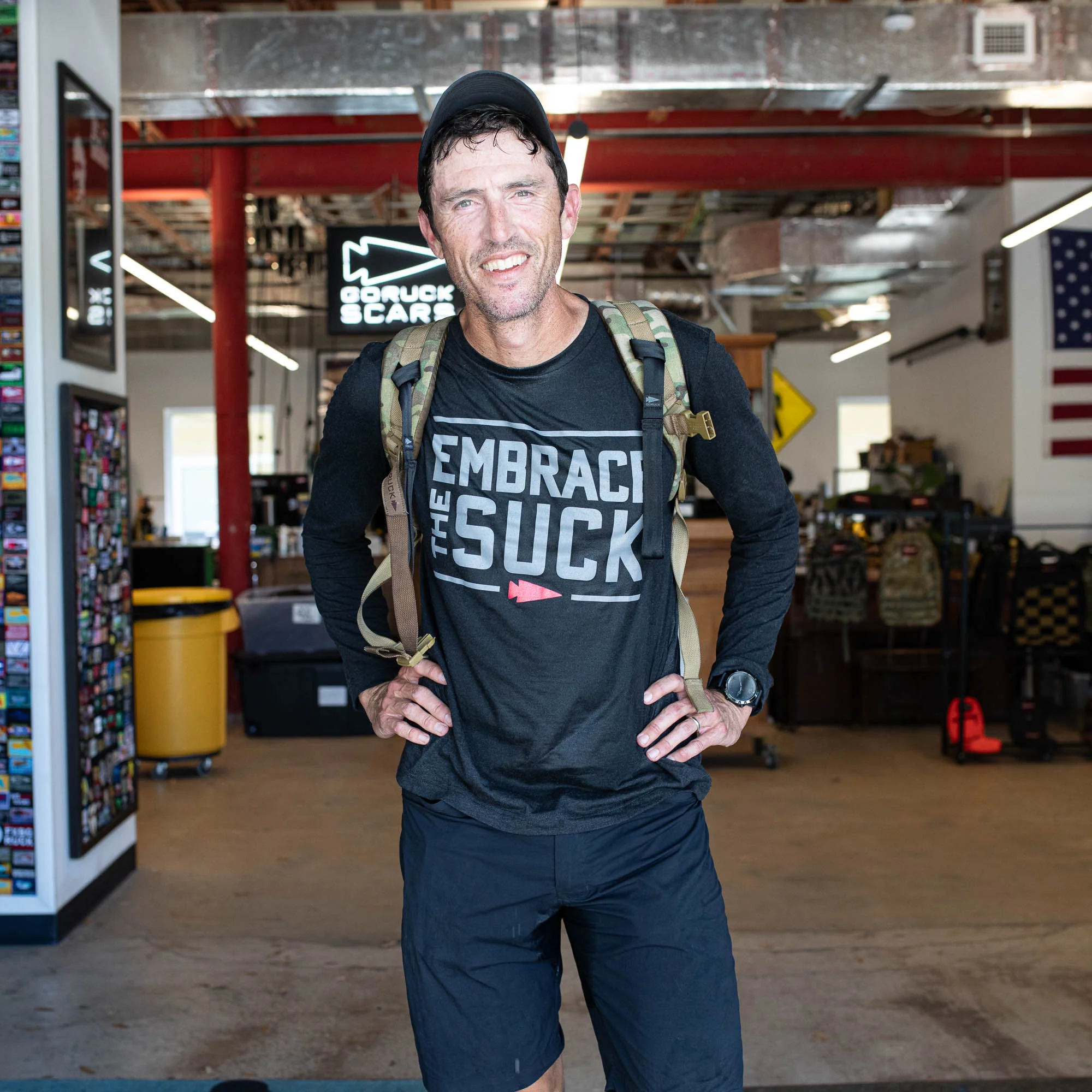 Men's Embrace the Suck Long Sleeve - Tri-BlendX - Image 4