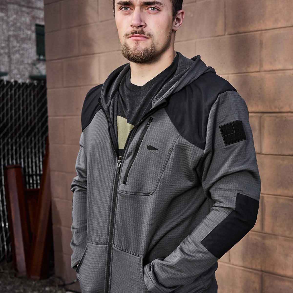 Men’s Full Zip - Polartec Grid Fleece ToughDry® - Image 3