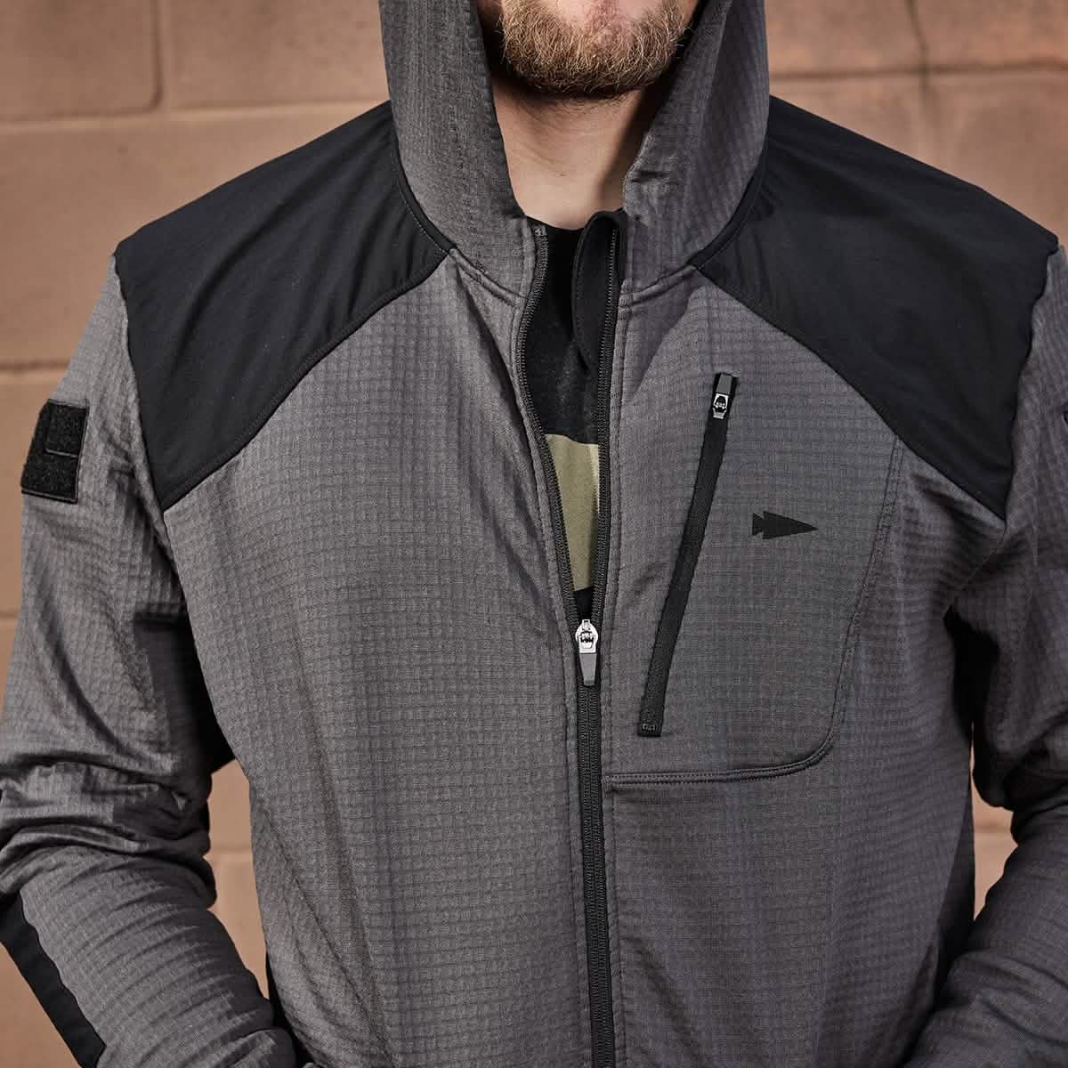Men’s Full Zip - Polartec Grid Fleece ToughDry® - Image 4