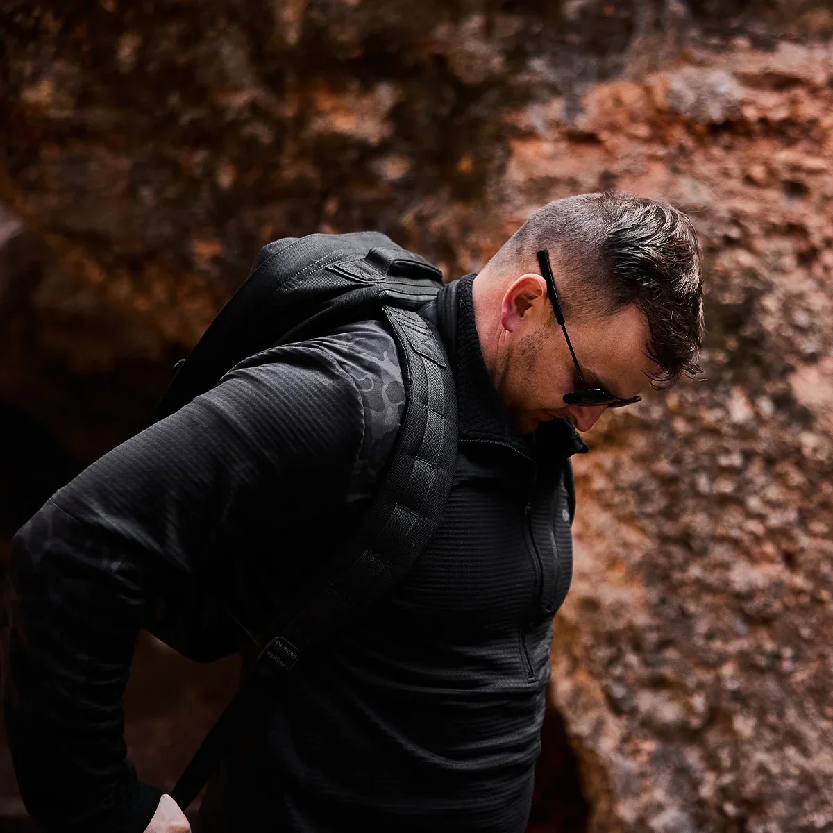Men’s Half Zip - Polartec Grid Fleece - Image 4