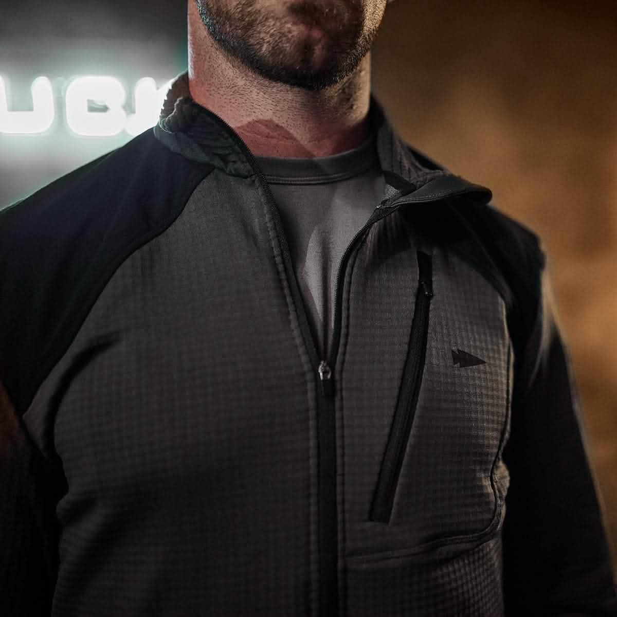 Men’s Half Zip - Polartec Grid Fleece - Image 5