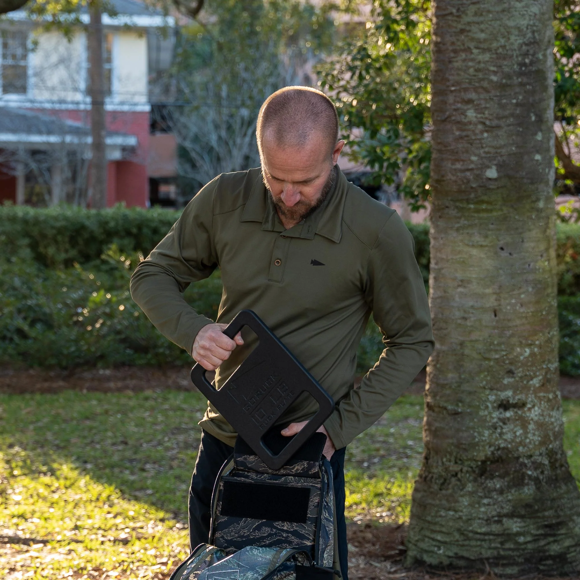Men's Long Sleeve Rucking Polo - Image 16