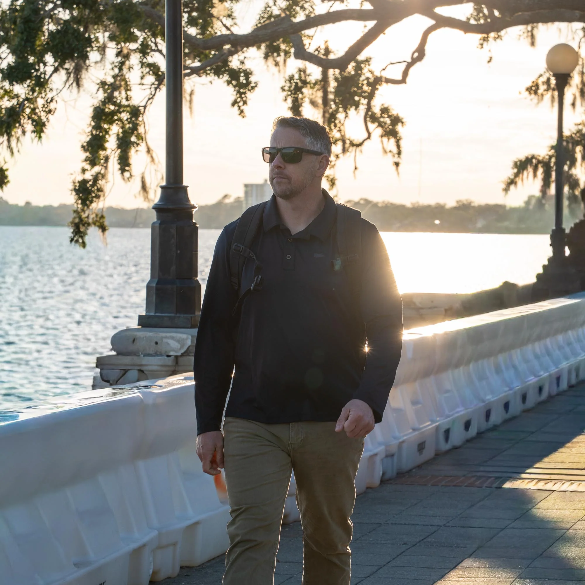 Men's Long Sleeve Rucking Polo - Image 3