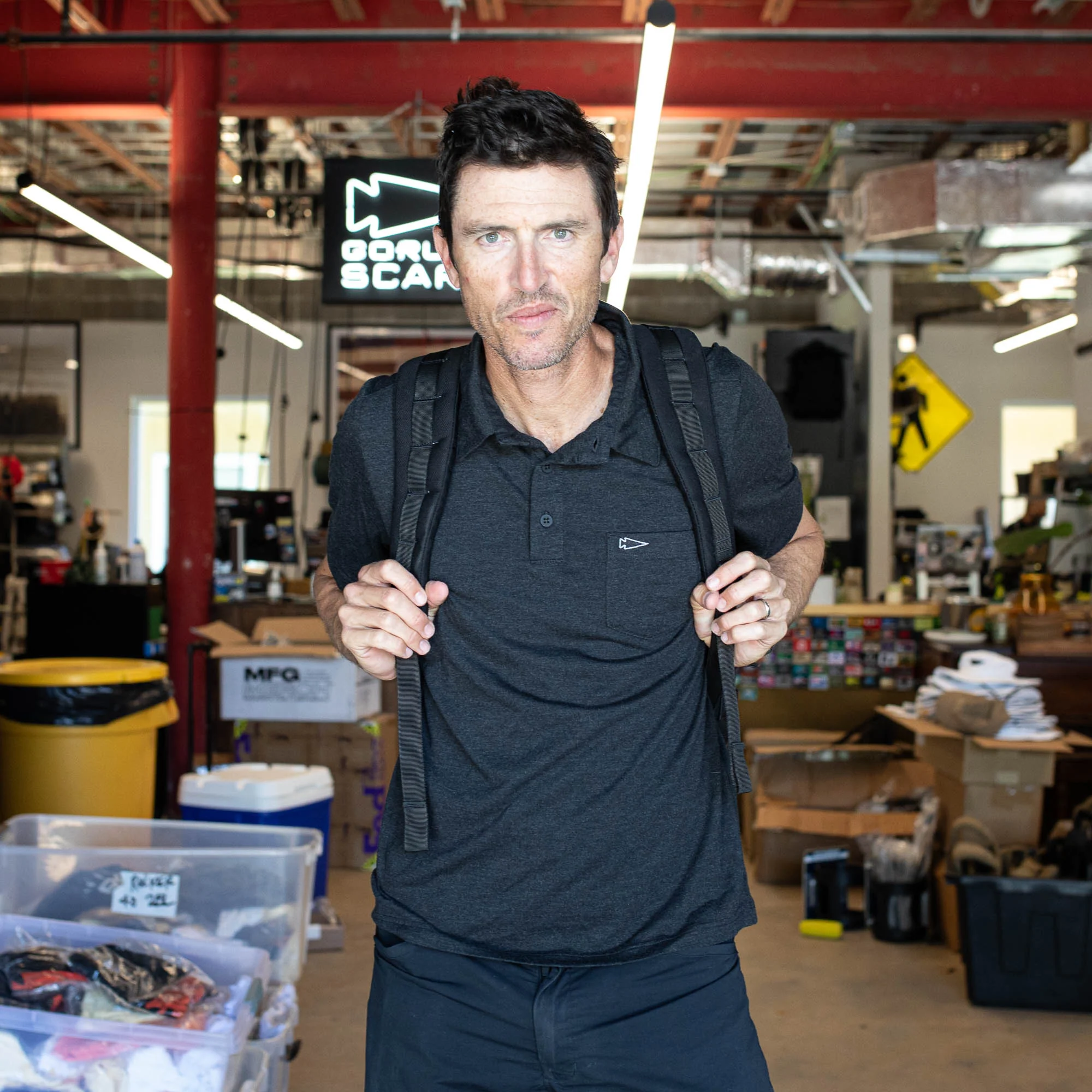Men's Polo with Pocket - Tri-BlendX