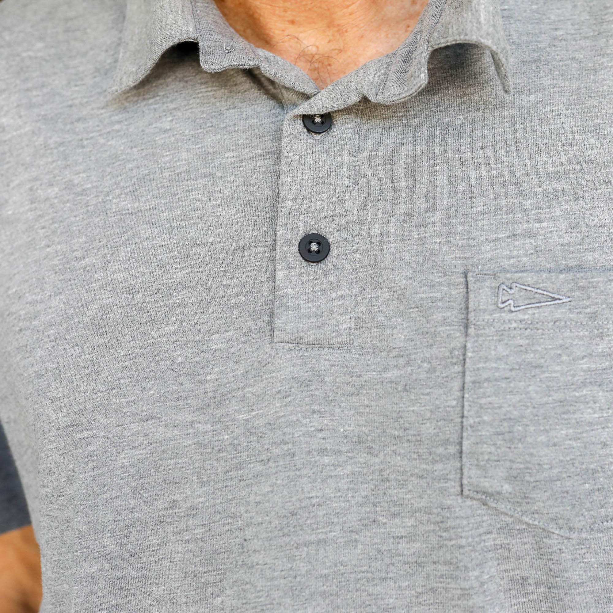 Men's Polo with Pocket - Tri-BlendX - Image 10