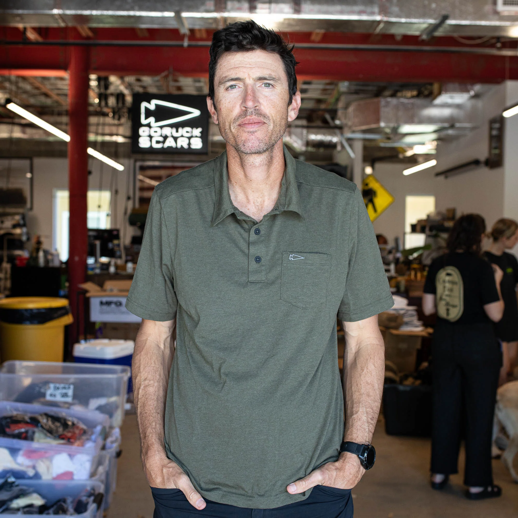 Men's Polo with Pocket - Tri-BlendX - Image 15