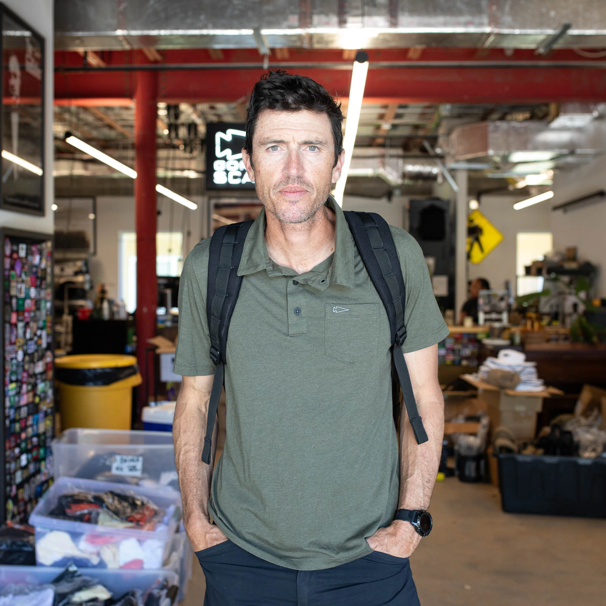Men's Polo with Pocket - Tri-BlendX - Image 17