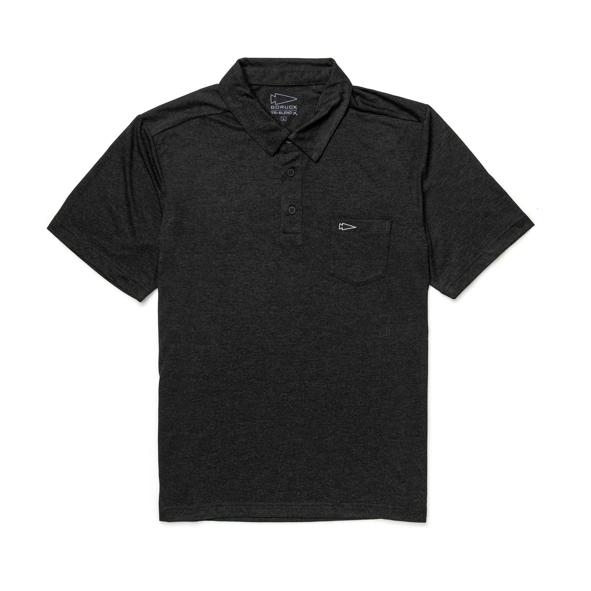 Men's Polo with Pocket - Tri-BlendX - Image 2