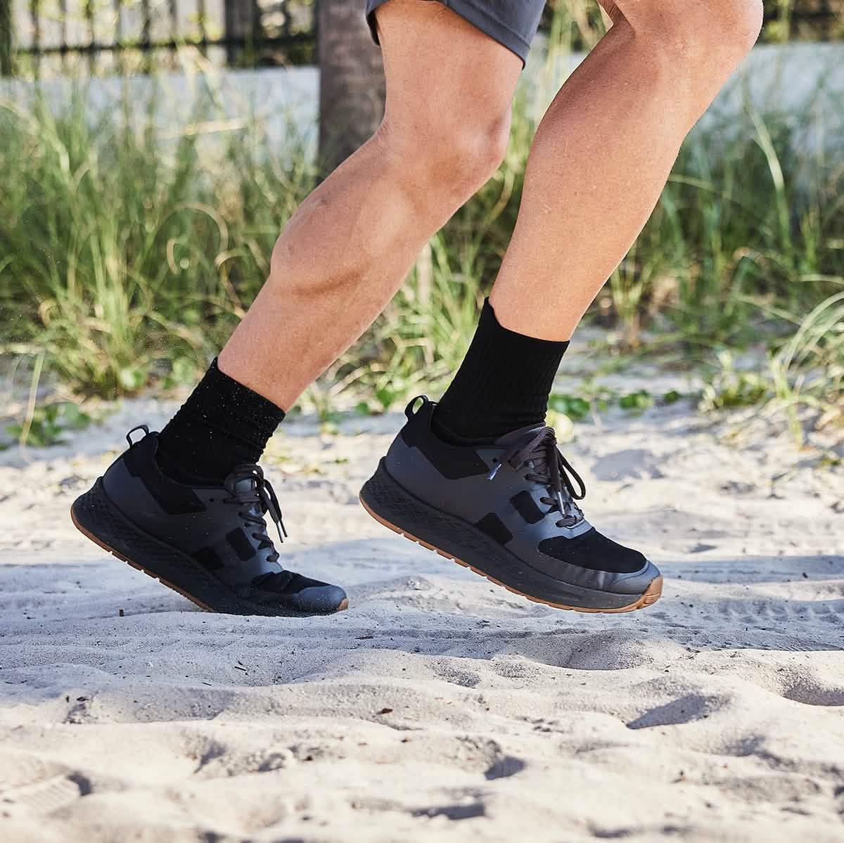 Men's Rough Runner - Black + Gum - Image 4