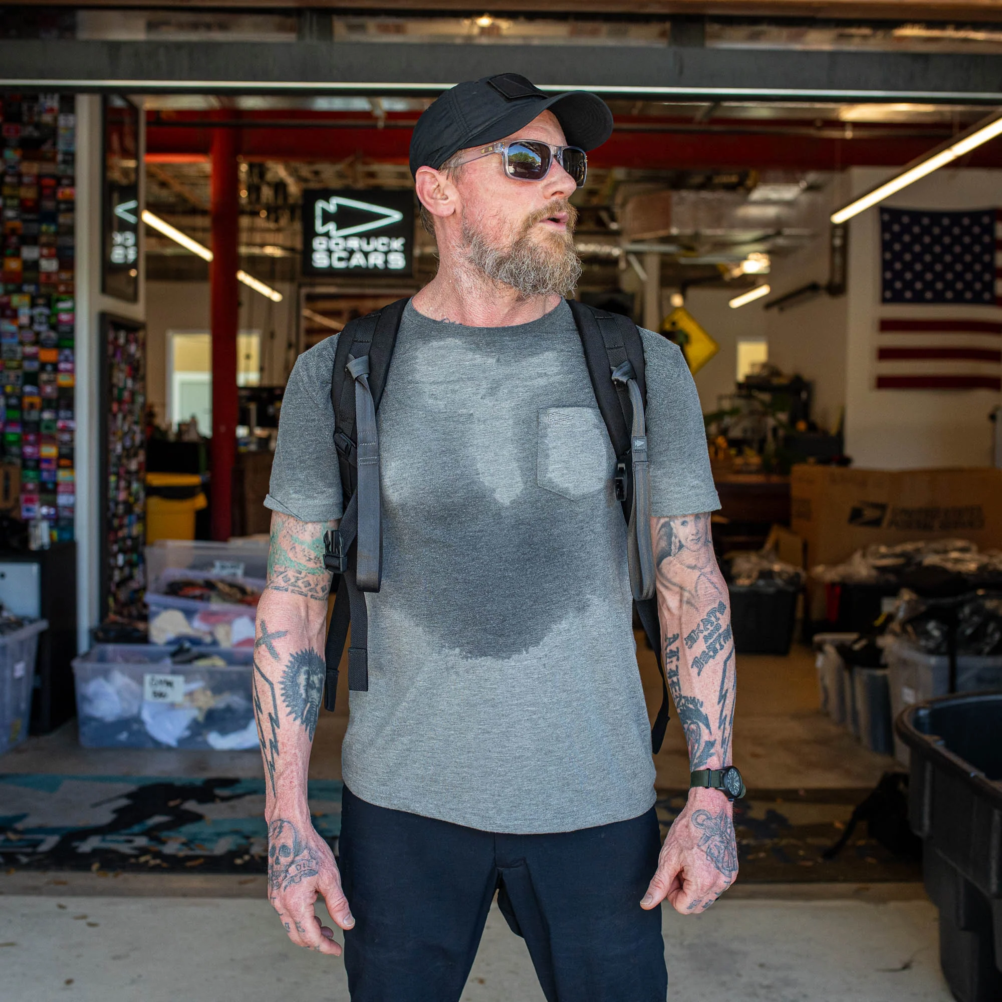 Short Sleeve Pocket Tee - Tri-BlendX - Image 7