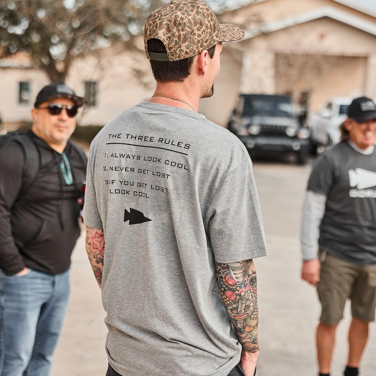 Three Rules Tee - Unisex Tri-BlendX - Image 3