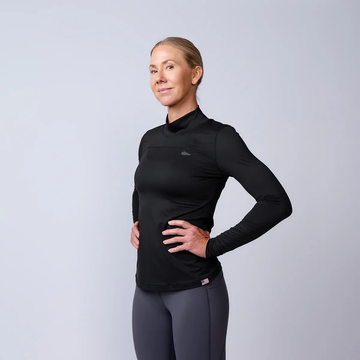 Women’s Long Sleeve Mock Neck - ToughMesh - Image 3